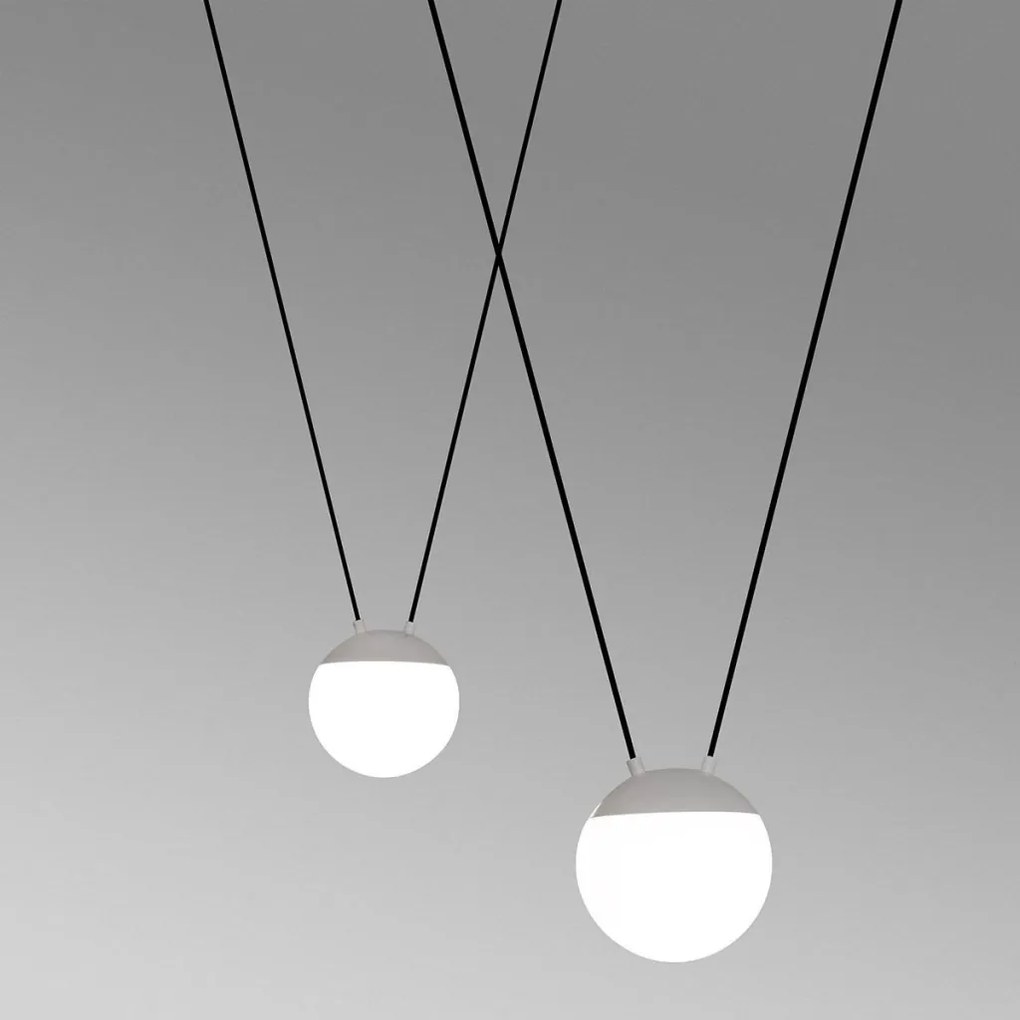 Lustra cu 2 pendule design modern MINE SPACE White 28375-2L