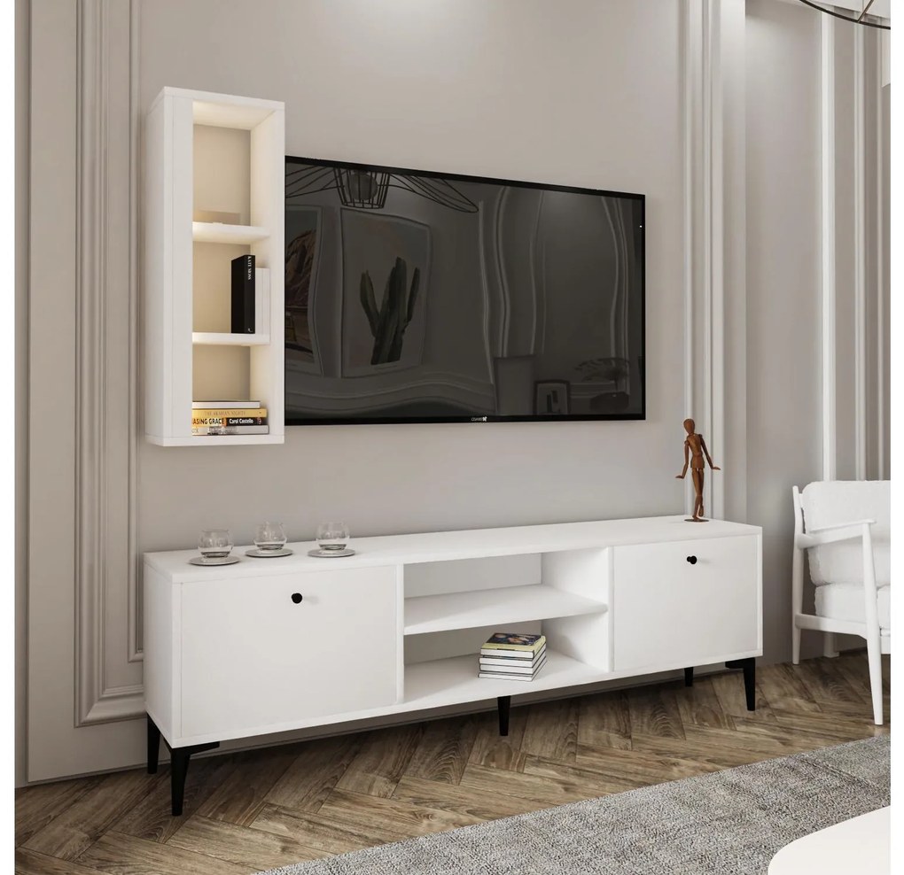 Mobilier living Kuvuni 1 (alb) . 1095640