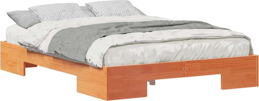 vidaXL Cadru de pat Maro 140 x 190 cm