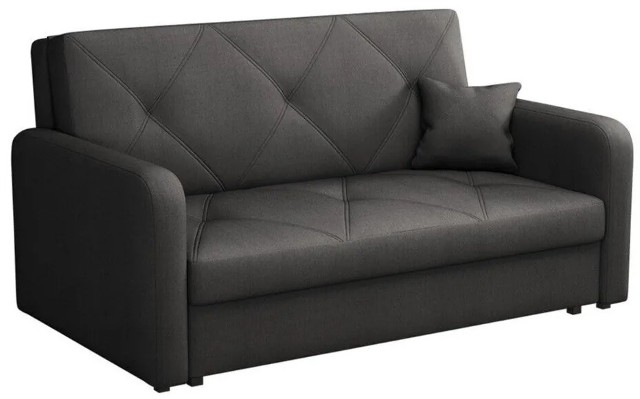 Canapea extensibilă Columbus 169Cutie de pat, 85x153x100cm, 67 kg, Picioare: Metal, Lemn: Pin
