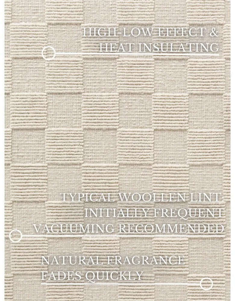 Covor crem țesut manual din lână 200x300 cm Scala – Villeroy&amp;Boch