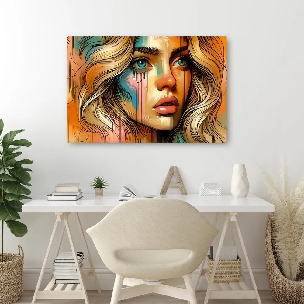 Tablou portret modern de femeie