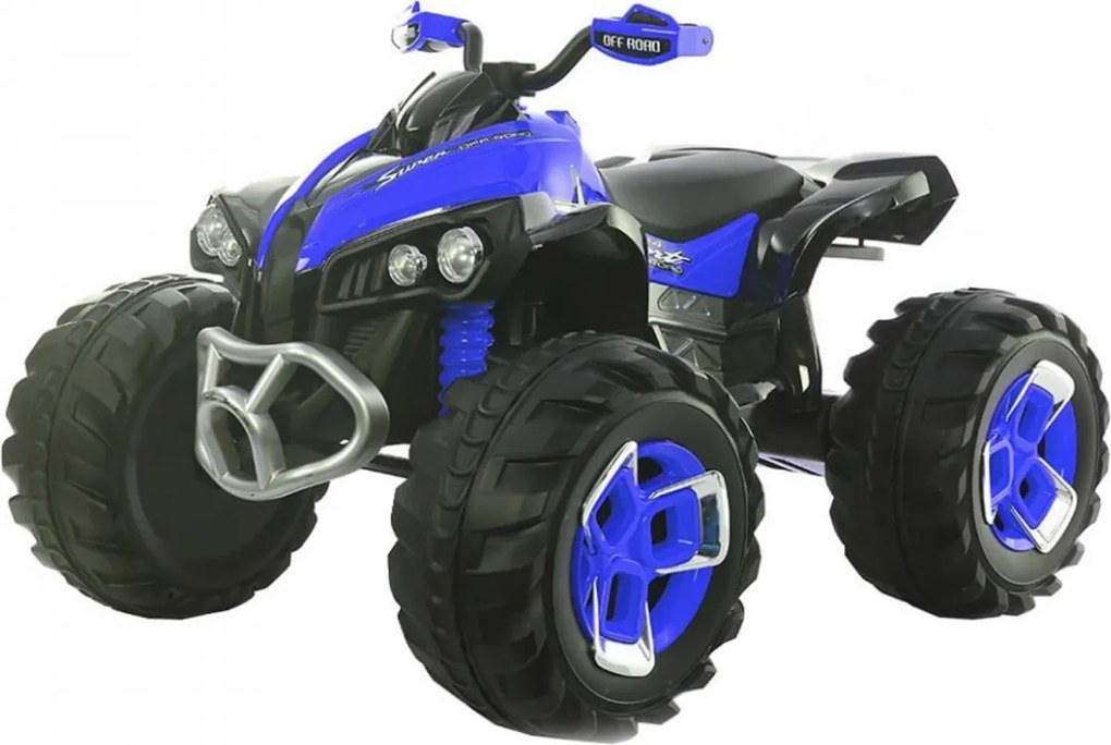 ATV Electric cu acumulator pentru copii NOVOKIDS™ Mountain Rider , Cu telecomanda, Faruri luminoase fata-spate, 3-8 ani , max 30 kg , 12V, Mp3/USB, 2