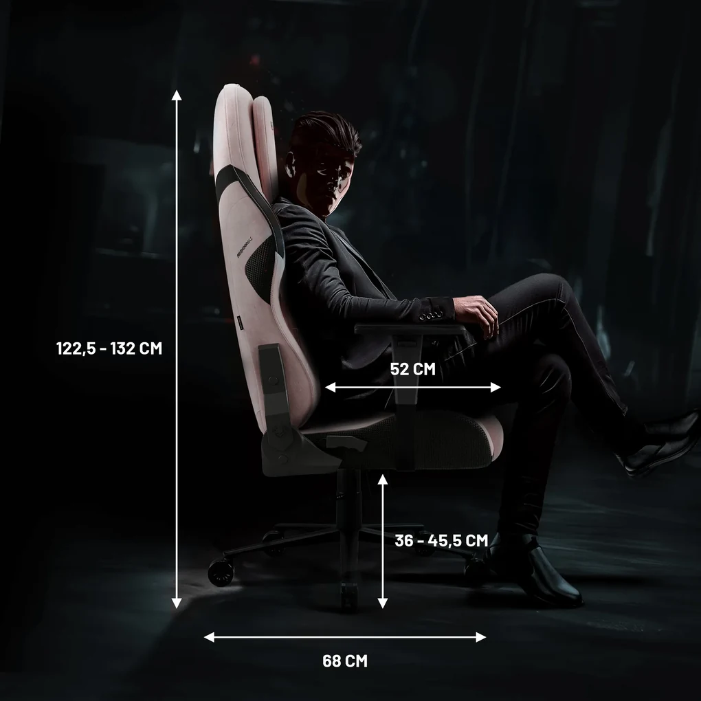 Scaun de gaming Diablo X.One Prime Normal size, Akira Pink