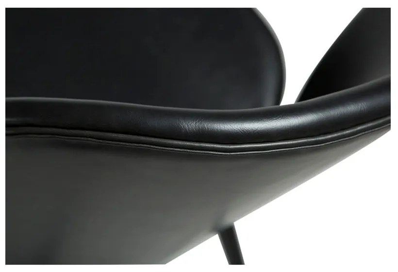 Scaun din piele artificială DAN-FORM Denmark Cloud, negru