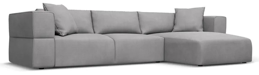 Colțar gri deschis (cu colț pe partea dreaptă) Esther – Milo Casa