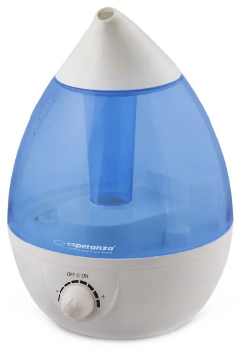 Umidificator Esperanza EHA005, 25W, 40 m², 6 L, 3 trepte, 300 ml/h, Alb/Albastru