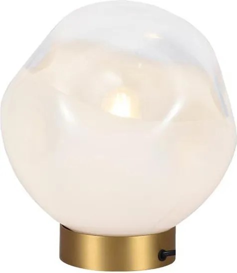 Lampă de masă VANA 1xE27/40W/230V crem/auriu