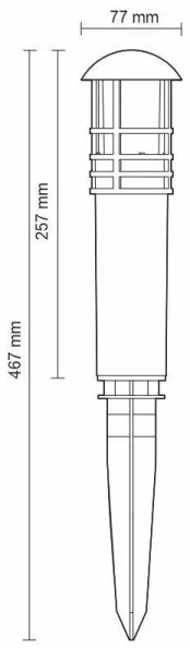 Lampă LED de exterior LED/3W/230V 4000K IP65