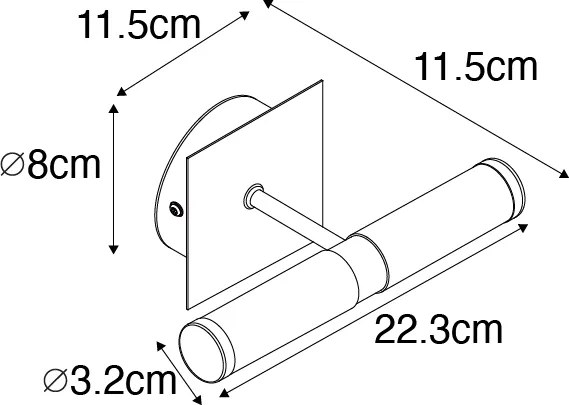 Lampa de perete inteligentă pentru baie, aurie, IP44, cu 2 lumini, inclusiv Zigbee G9 - Bath