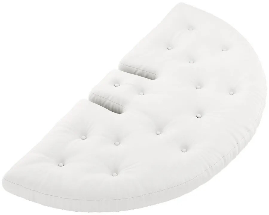 Fotoliu extensibil adecvat pentru exterior Karup Design Design OUT™ Nido White, alb