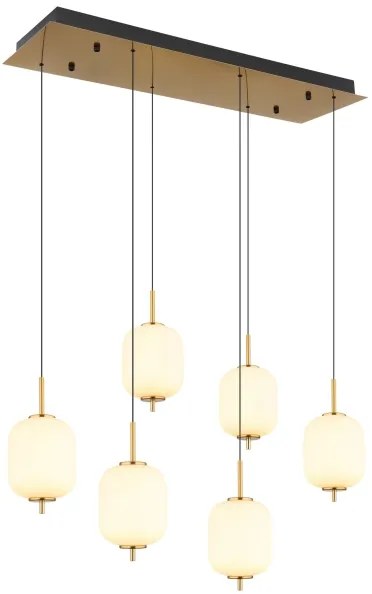 Lustră LED pe cablu Globo 15217-6 EWALD 6xLED/6,7W/230V