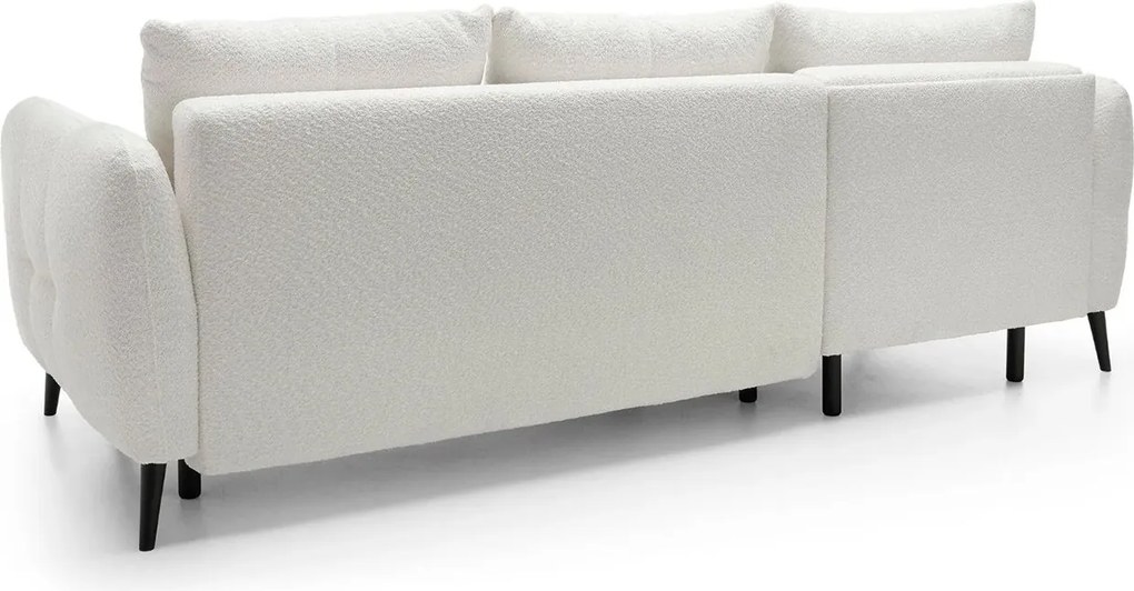 Colțar lemn masiv Apollo extensibil, 250 × 150 × 90 cm - Stânga