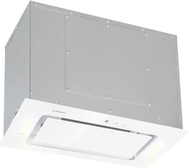 Klarstein Hektor, hotă de aspirare încastrată, 52 cm, 467 m³/h, LED, tactil, sticlă