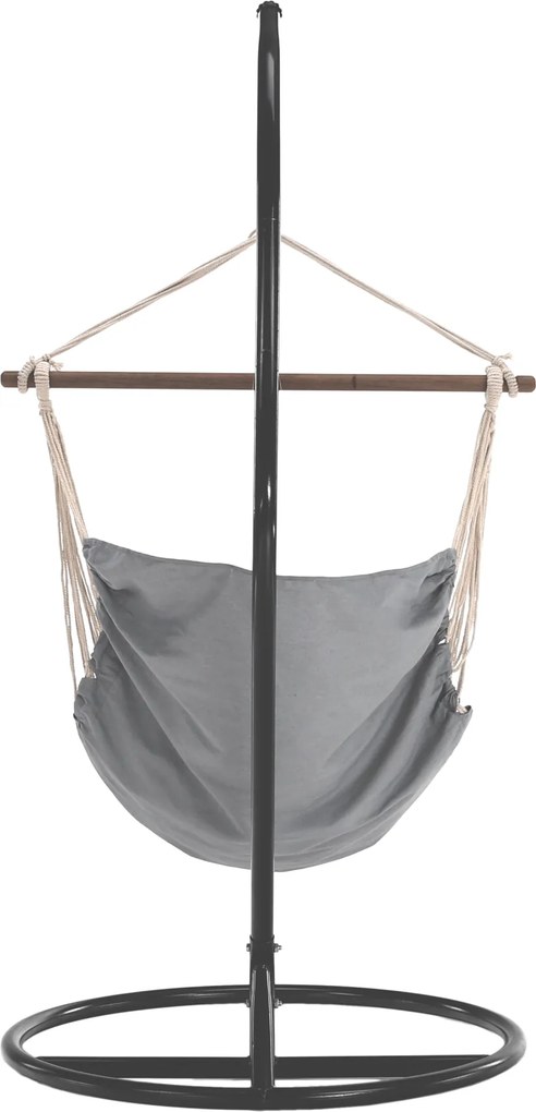 Scaun balansoar suspendabil, alb/gri, LINDO NEW