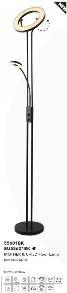 Lampadar LED/Lampa de podea design modern Mother / Child