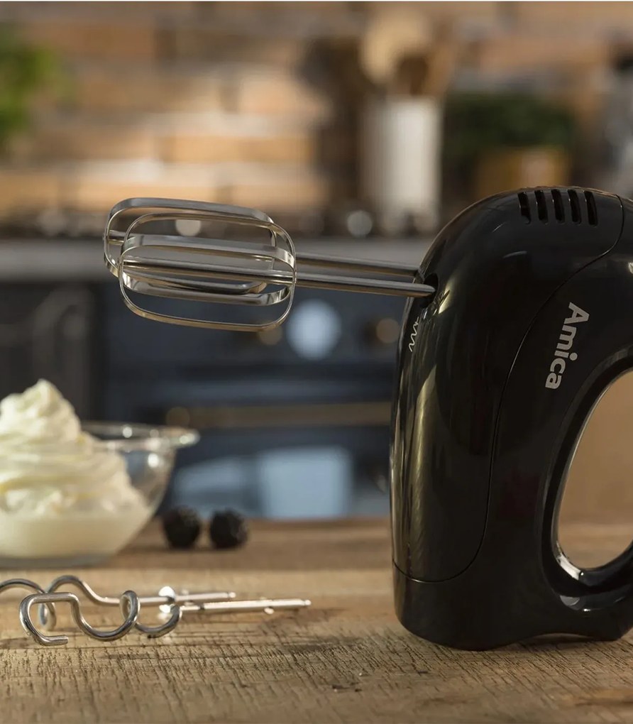 Mixer de mana Amica MDT 1013 250 W 5 viteze functie turbo Negru