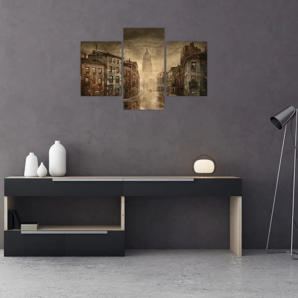 Tablou - Pictura orașului (90x60 cm)