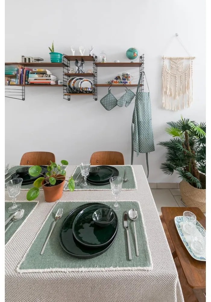 Suport pentru farfurii din material textil 48x33 cm Maya - Tiseco Home Studio