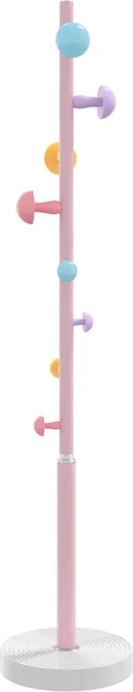 vidaXL Cuier de haine, roz, 172 cm, fier vopsit electrostatic