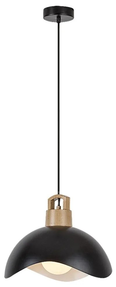 Pendul stil nordic metal negru Filina