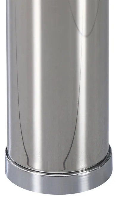 Masă de dining pătrată Berna 140 cm din sticlă transparentă