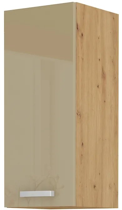 Dulap superior de bucătărie Arryn 30 G-72 1F (stejar artisan + capuccino lucios). 1024769