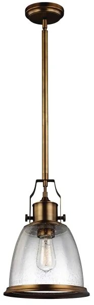 Lustră pe tijă Feiss FE-HOBSON-P-M-AB HOBSON 1xE27/60W/230V bronz