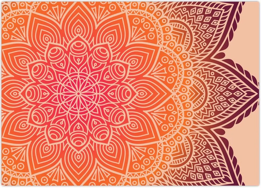 Tablou - Mandala artă (70x50 cm)