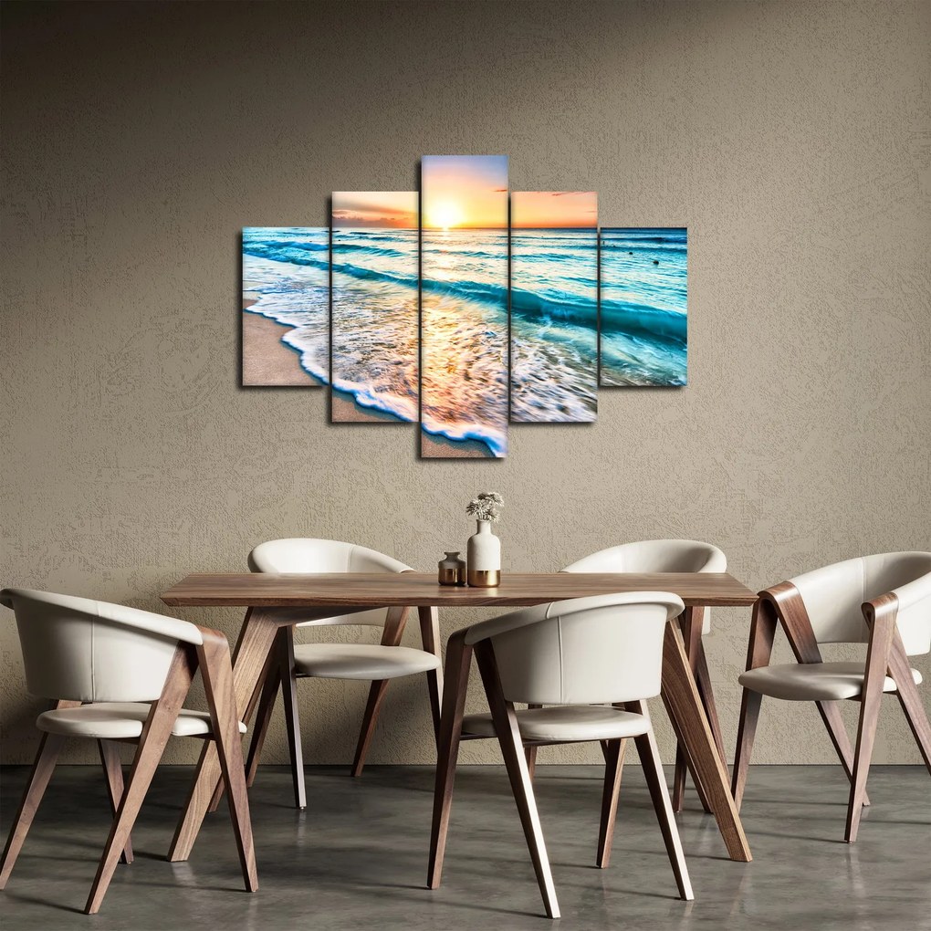 Tablou - Plaja de la mare (150x105 cm)
