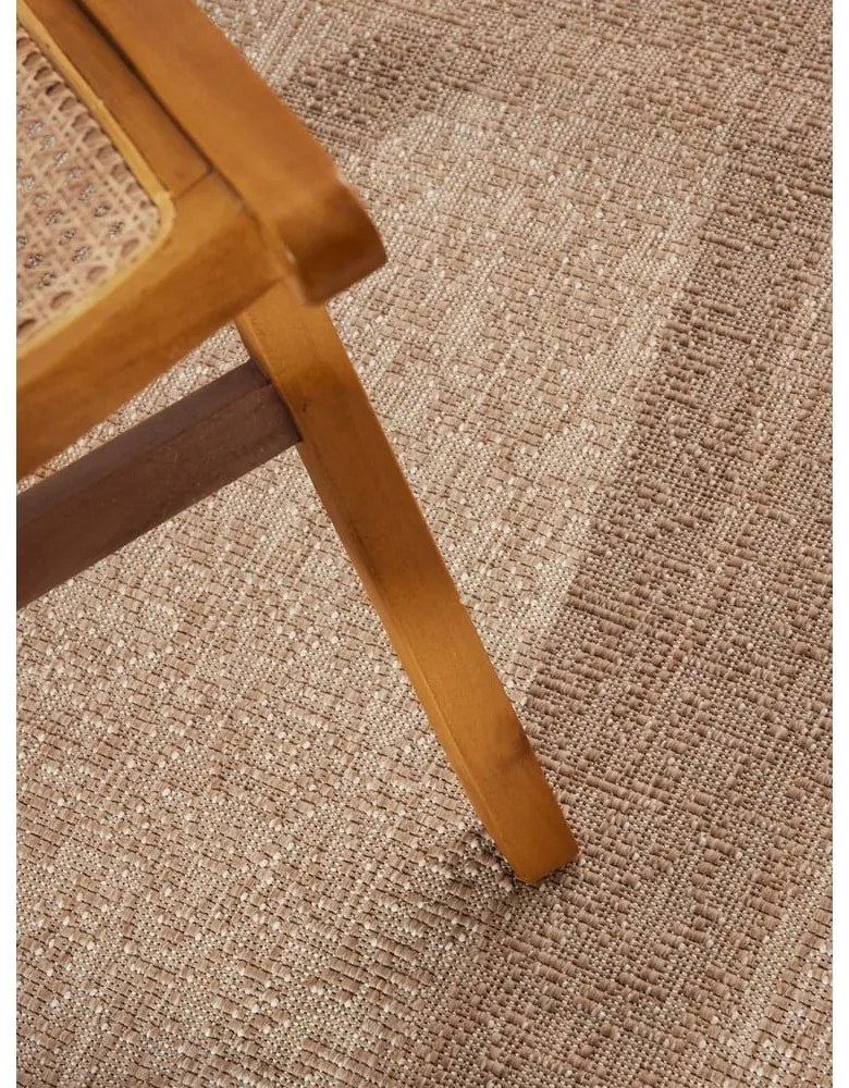 Covor tip traversă pentru interior și exterior bej/fildeș 80x250 cm Duet Kona – NORTHRUGS