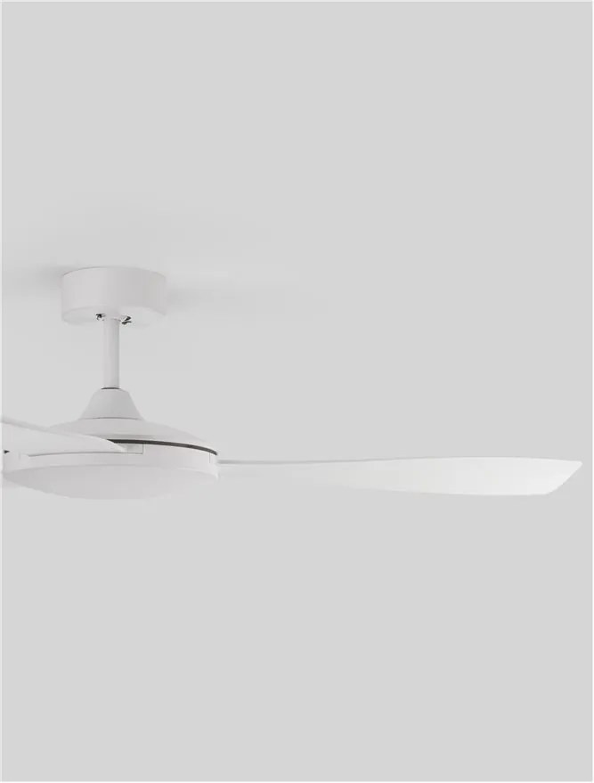 Ventilator de tavan cu telecomanda design modern BLAIRE alb