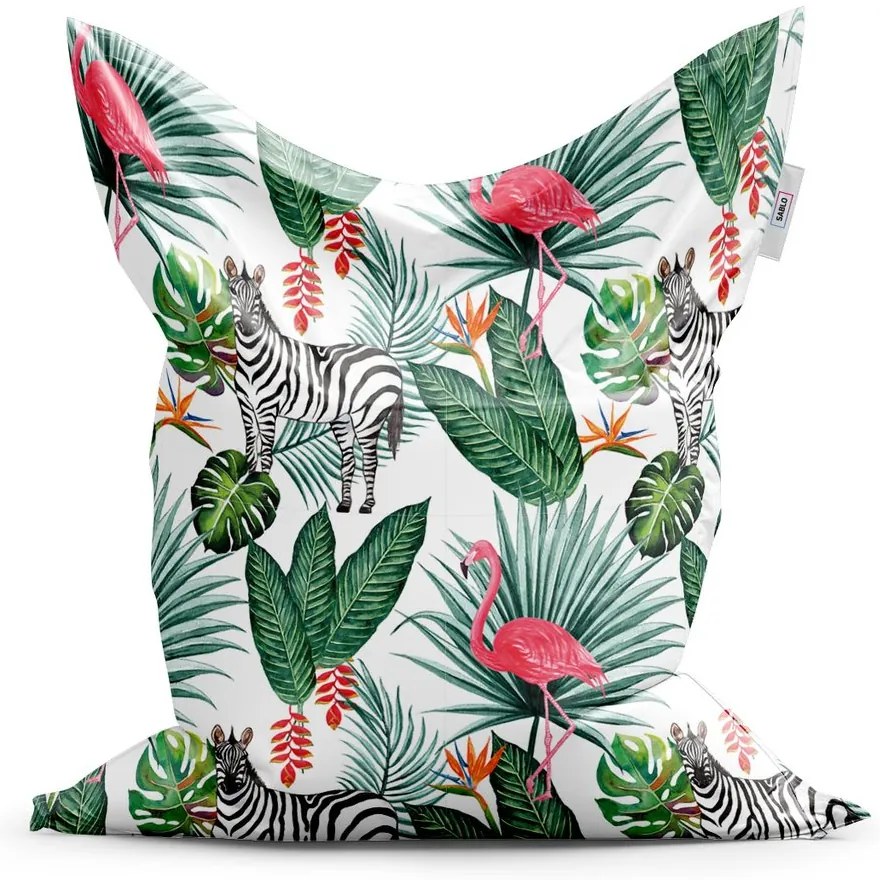 Sac de șezut Classic fulg de flamingo - pentru copii, colorat