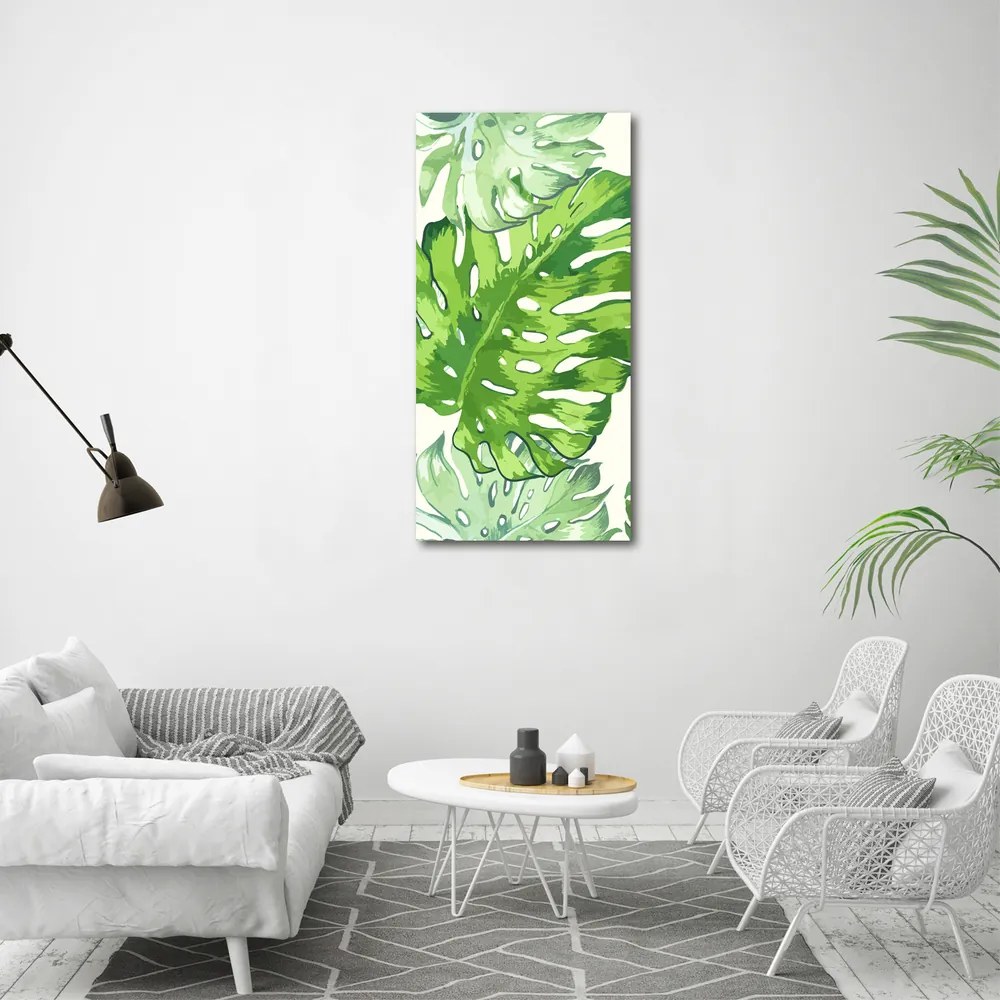 Imprimare tablou canvas Frunze tropicale