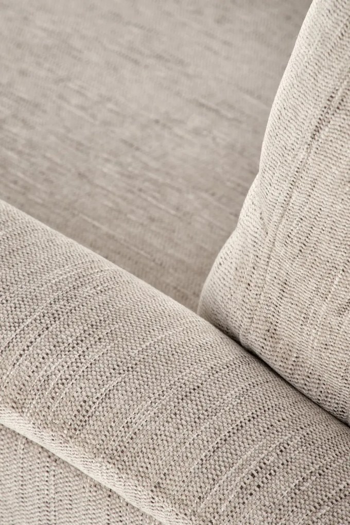 Fotoliu recliner Jamal stofa bej H105 cm