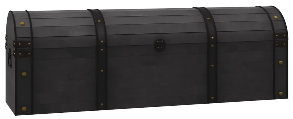 245801 vidaXL Cufăr de depozitare, lemn masiv, stil vintage 120 x 30 x 40 cm