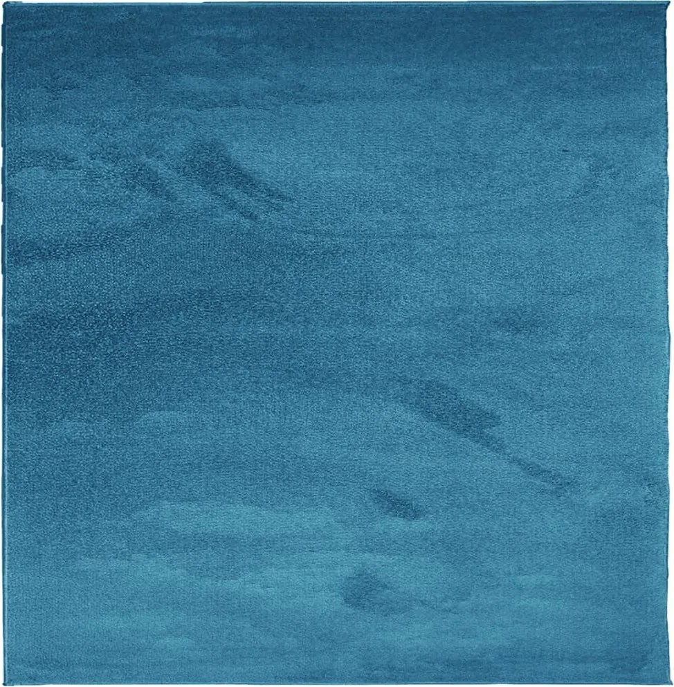 vidaXL Covor „OVIEDO”, fire scurte, turcoaz, 200x200 cm