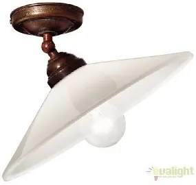 Plafoniera rustica fabricata manual, diam.30cm, Tabia 212.03.OV