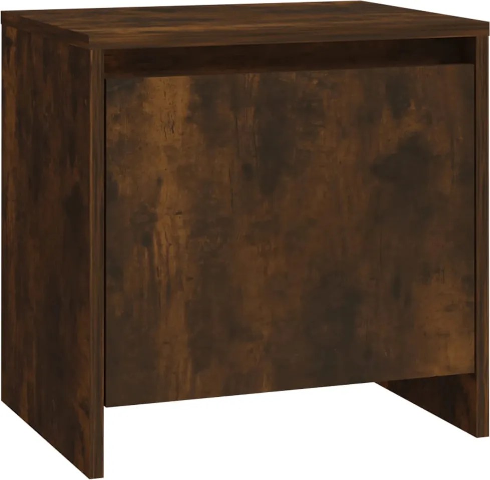 vidaXL Noptieră, stejar afumat, 45x34x44,5 cm, PAL