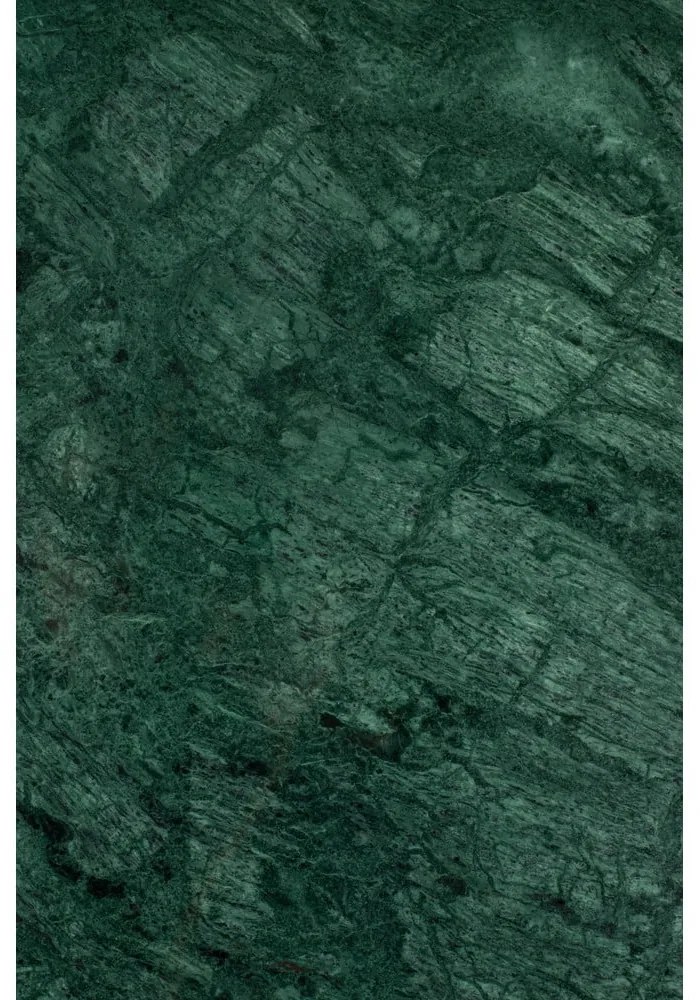 Măsuță de cafea verde/aurie rotundă cu blat din marmură ø 70 cm Timpa – White Label