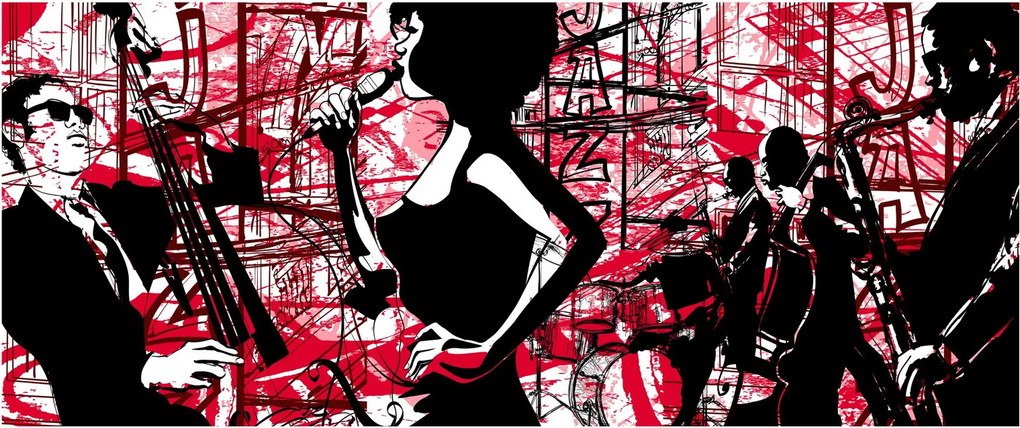 Tablou - Jazz (120x50 cm)