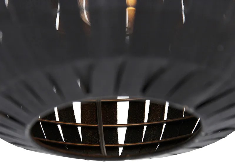 Lampă modernă suspendată neagră 30 cm - Zoë