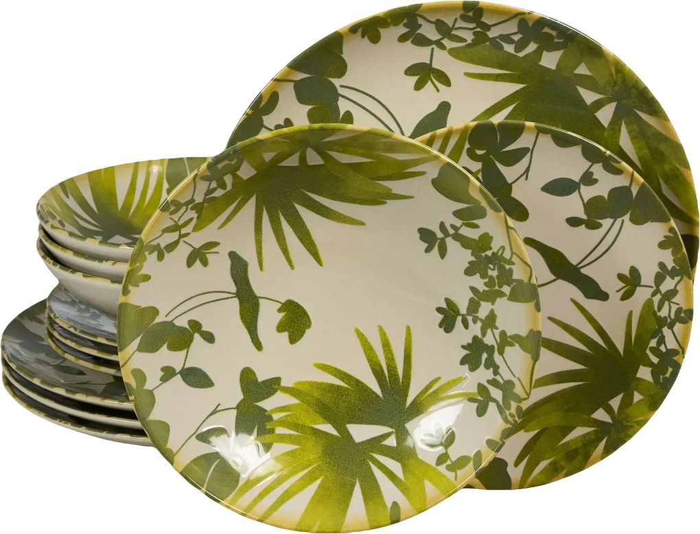 Farfurie Desert Summer 88 Verde Inchis ( 20 cm diametru)