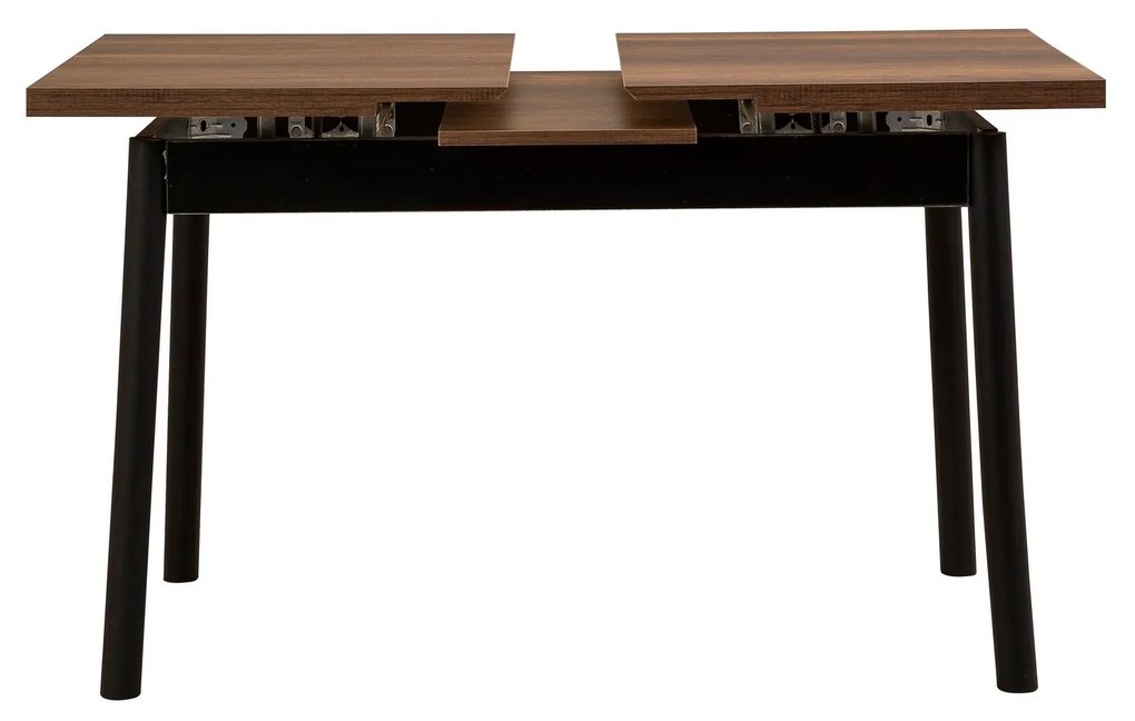 Set mobilier sufragerie Duvasa 25 (negru) (pentru 4 persoane). 1093809
