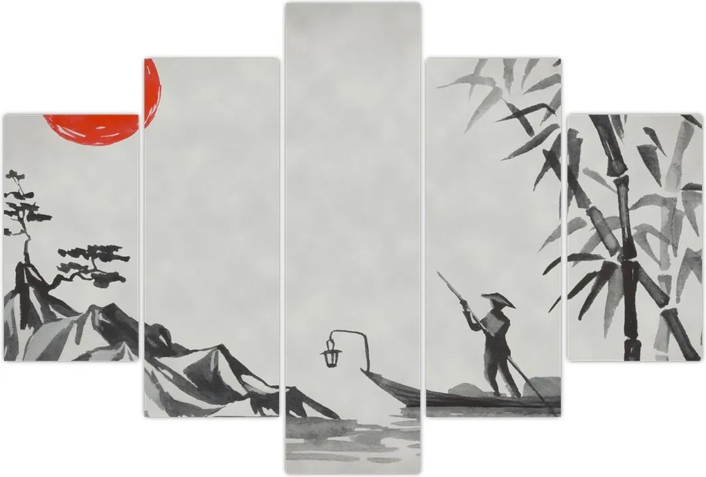 Tablou - Munții Fuji (150x105 cm)