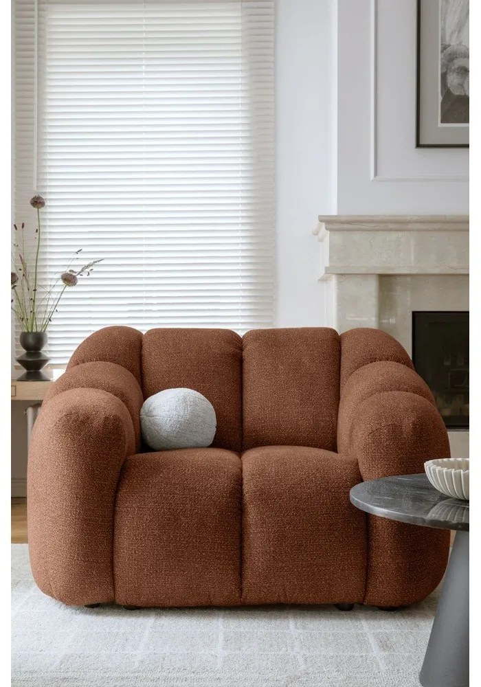 Fotoliu teracotă Shell – Miuform