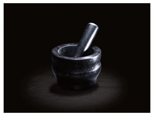 Mojar cu pistil din granit Cole&Mason GRANITE d. 14 cm granit/negru