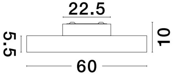 Plafoniera LED moderna design slim PERFECT 60cm negru CCT Dimmable