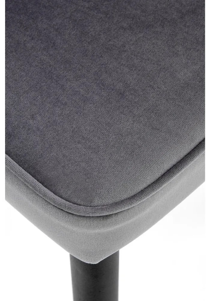 Scaun de bucaterie Dio, gri/negru