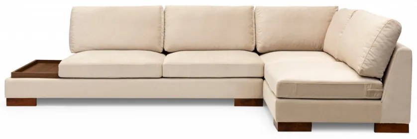 Coltar Tulip Corner Right With Pouf, Bej